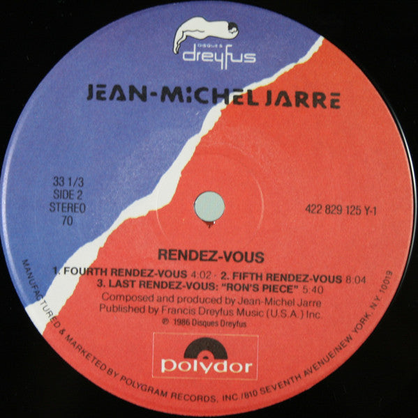 Jean Michel Jarre* : Rendez-Vous (LP, Album, 70)