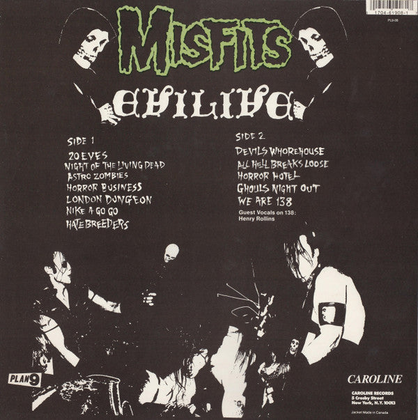 Misfits : Evilive (LP, Album)