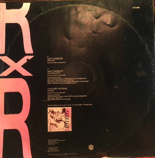 Rufus & Chaka Khan : Ain't Nobody (Remix) (12")