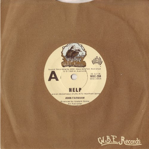 John Farnham : Help (7", Single)