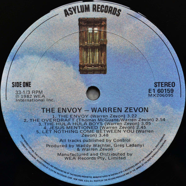 Warren Zevon : The Envoy (LP, Album)