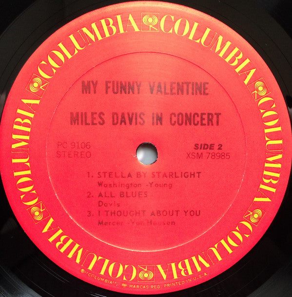 Miles Davis : My Funny Valentine - Miles Davis In Concert (LP, Album, RE, Ter)