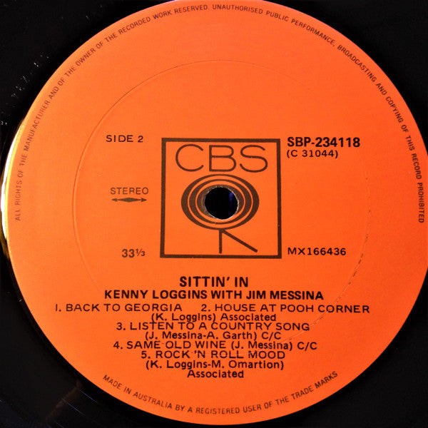 Loggins And Messina : Sittin' In (LP, Album)
