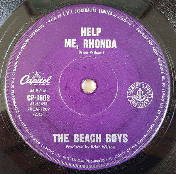 The Beach Boys : Help Me, Rhonda (7&quot;, Single)