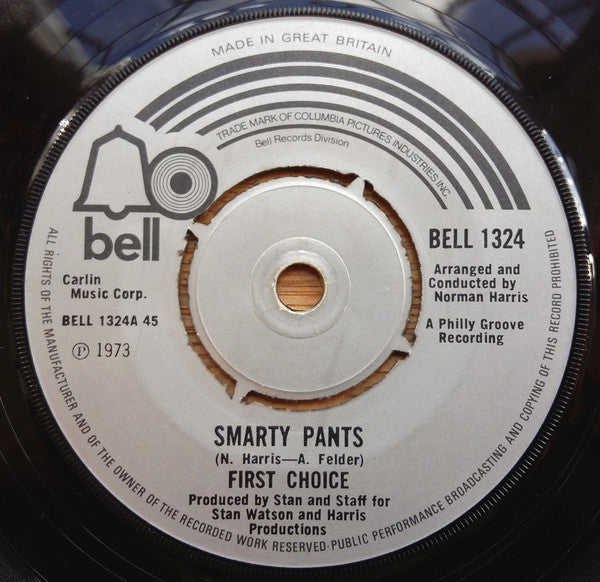 First Choice : Smarty Pants / One Step Away (7", Single)