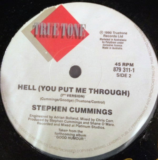 Stephen Cummings : Hell (You've Put Me Through) (12", Single)