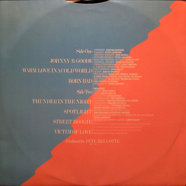 Elton John : Victim Of Love (LP, Album, Glo)