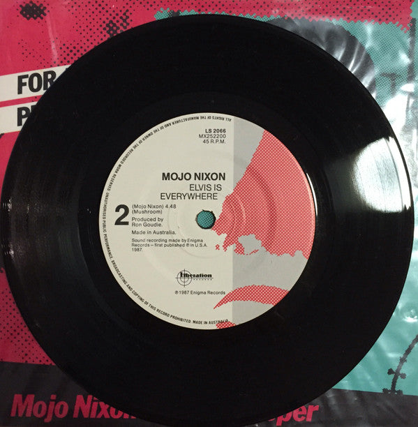 Mojo Nixon & Skid Roper : (619) 239-K.I.N.G. (7", Single)
