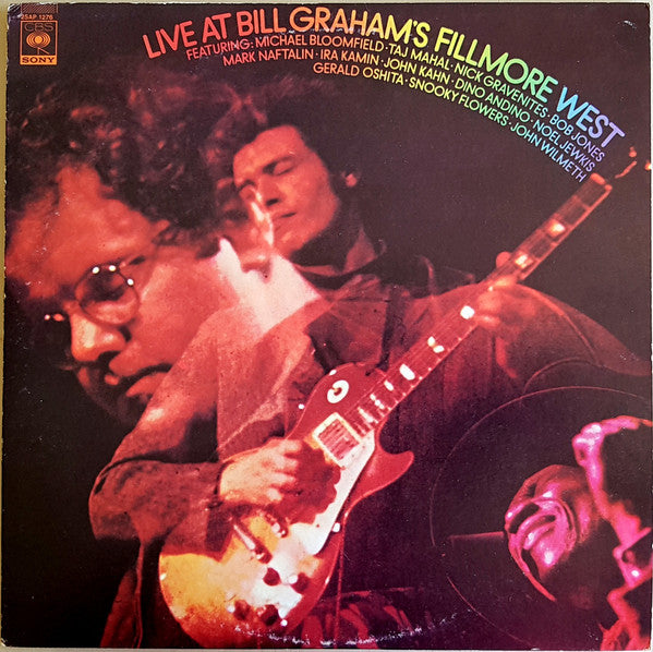 Various : Live At Bill Graham&#39;s Fillmore West (LP, Album, RE)