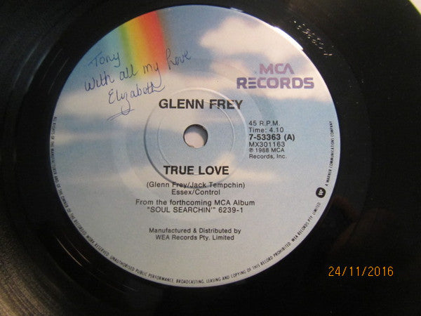 Glenn Frey : True Love (7", Single)