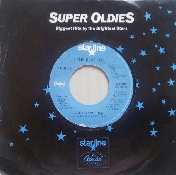 The Beatles : And I Love Her (7", Single, Mono, RE)