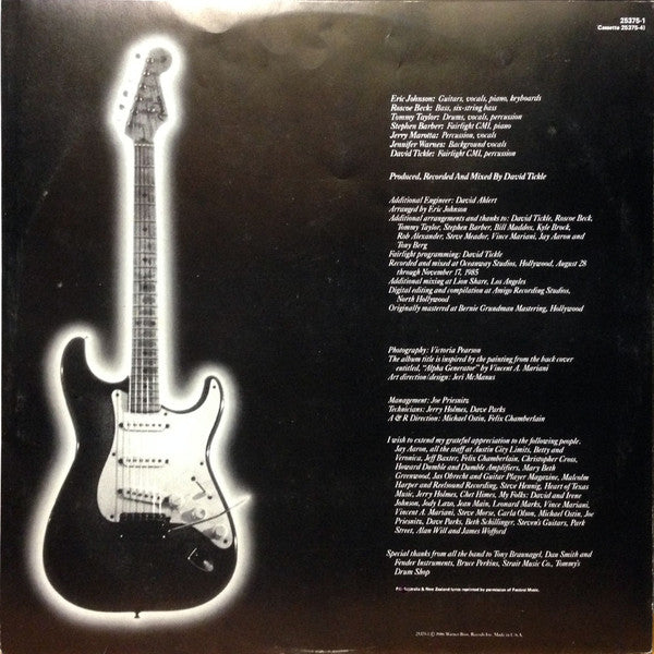 Eric Johnson (2) : Tones (LP, Album)