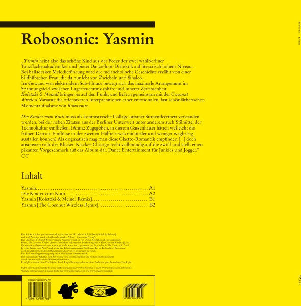 Robosonic : Yasmin (12")