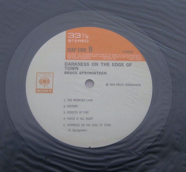 Bruce Springsteen : Darkness On The Edge Of Town  (LP, Album)