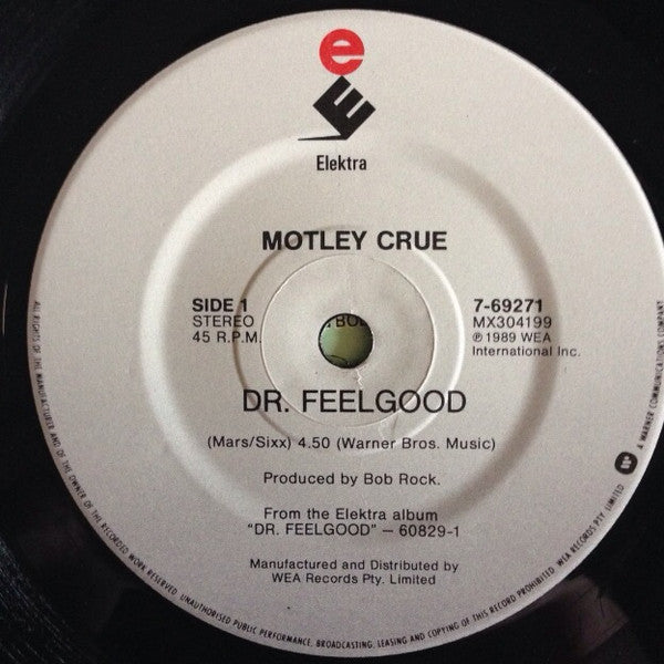 Mötley Crüe : Dr. Feelgood (7", Single)