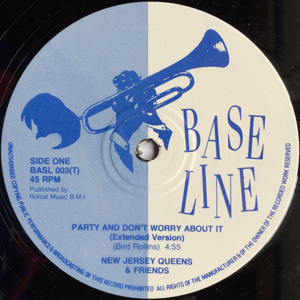 The New Jersey Queens : Party And Don't Worry About It (12", Maxi)