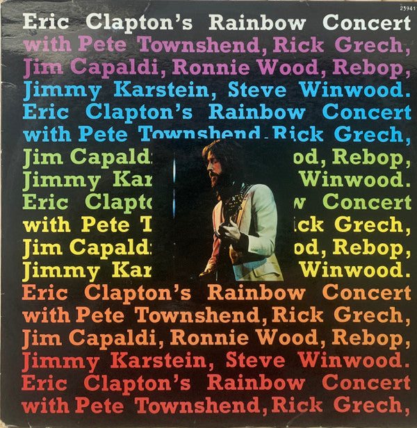 Eric Clapton : Eric Clapton's Rainbow Concert (LP, Album)