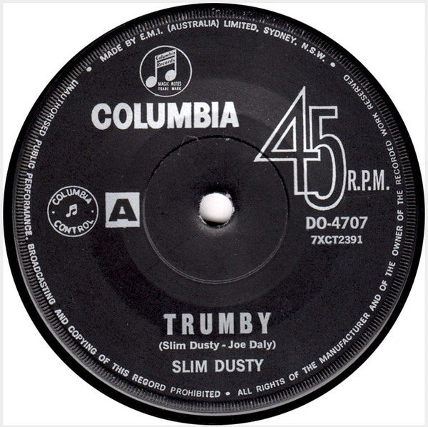 Slim Dusty : Trumby (7&quot;, Single)