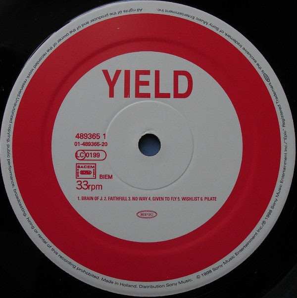 Pearl Jam : Yield (LP, Album)