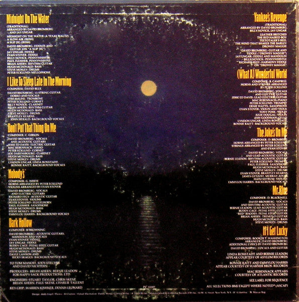 David Bromberg Band : Midnight On The Water (LP, Album, San)