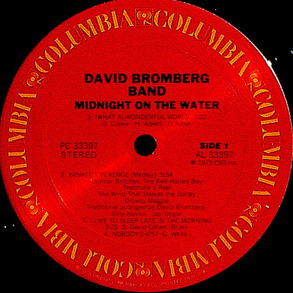 David Bromberg Band : Midnight On The Water (LP, Album, San)