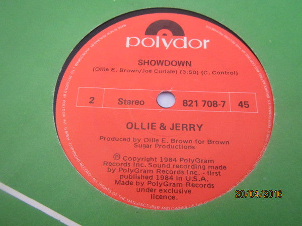 Ollie And Jerry : Breakin'... There's No Stopping Us (12")