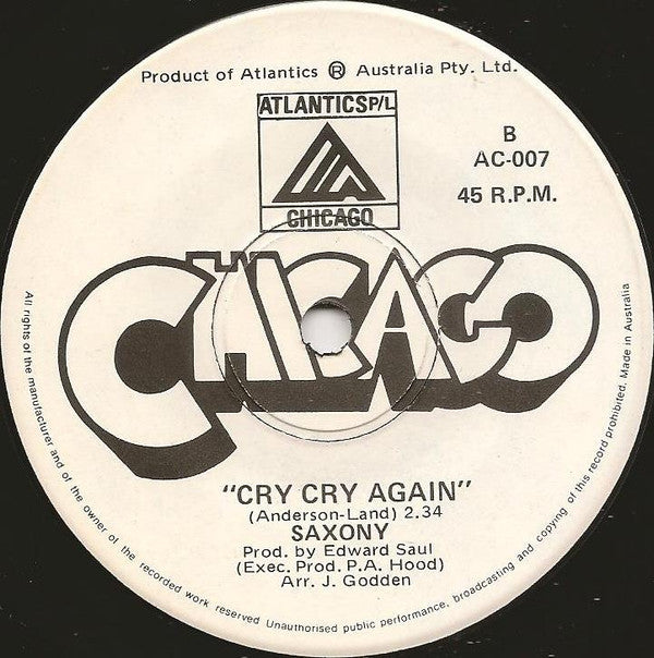 Saxony : Smokey (7", Single)