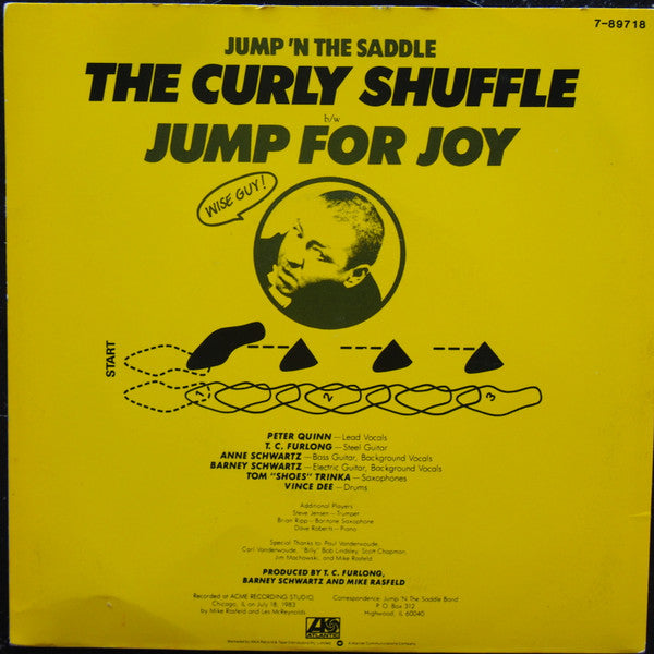 Jump 'N The Saddle : The Curly Shuffle / Jump For Joy (7", Single)