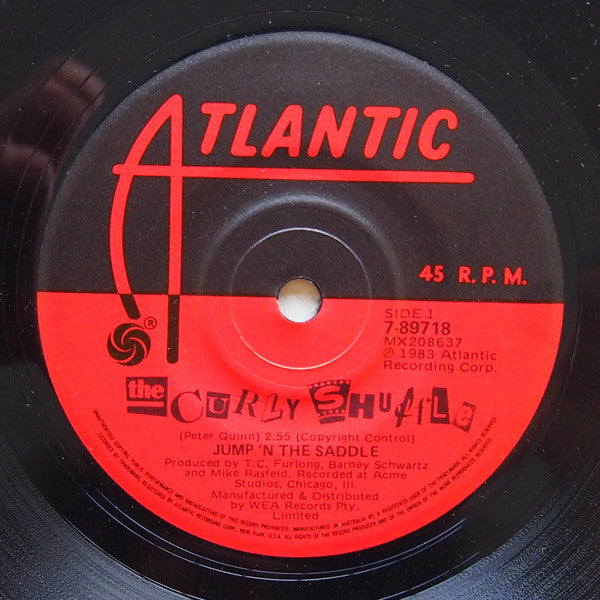 Jump 'N The Saddle : The Curly Shuffle / Jump For Joy (7", Single)