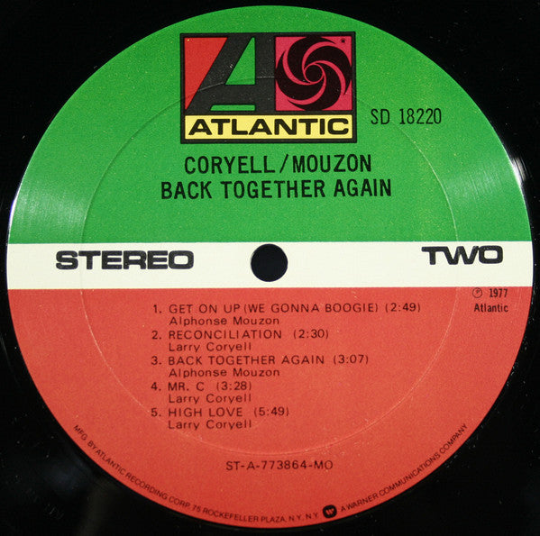 Larry Coryell / Alphonse Mouzon : Back Together Again (LP, Album, MO )