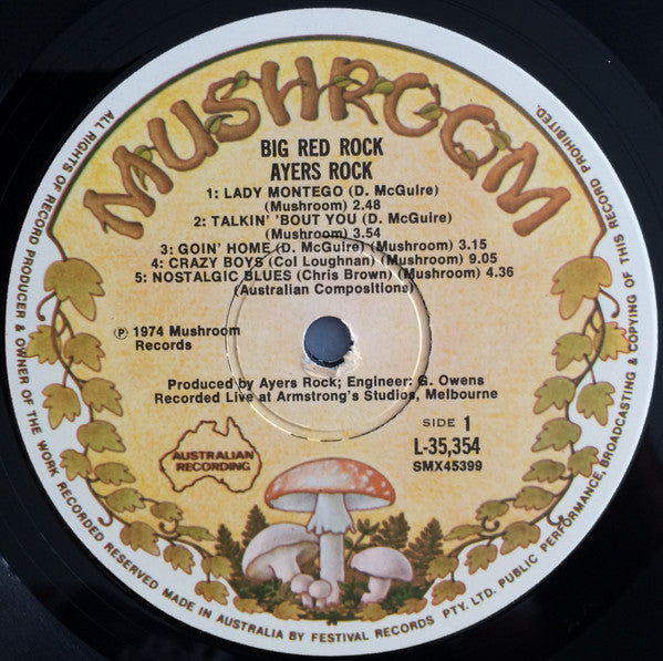 Ayers Rock (2) : Big Red Rock (LP, Album, RE)
