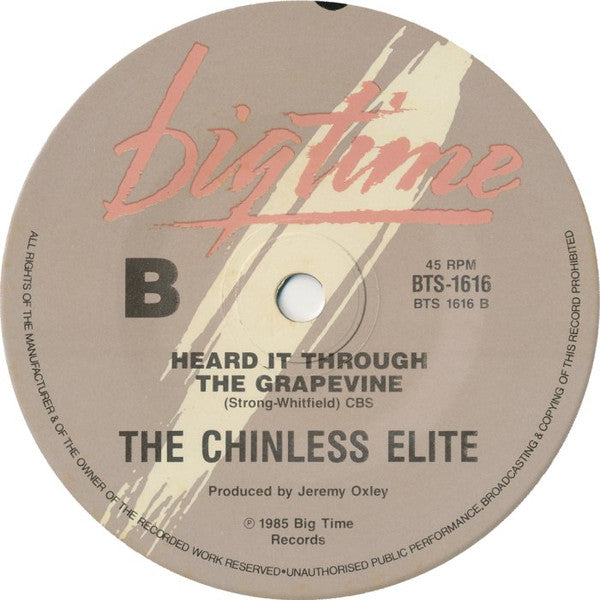 Chinless Elite : I Got To Get To California (7", Single)