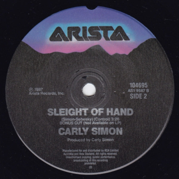 Carly Simon : Give Me All Night (7", Single)