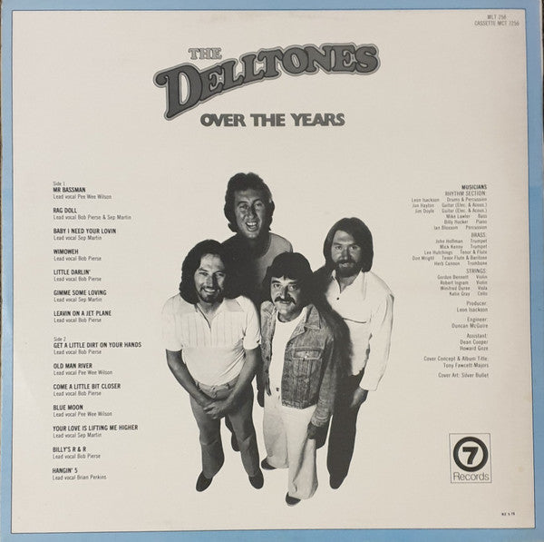 The Delltones : Over The Years (LP, Album)