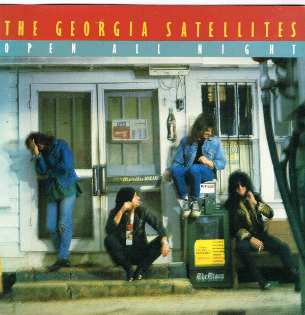 The Georgia Satellites : Open All Night (7", Single)