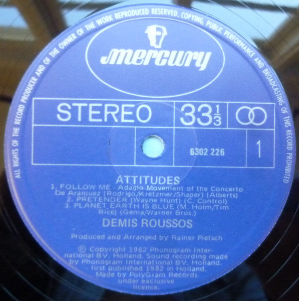 Demis Roussos : Attitudes (LP, Album)