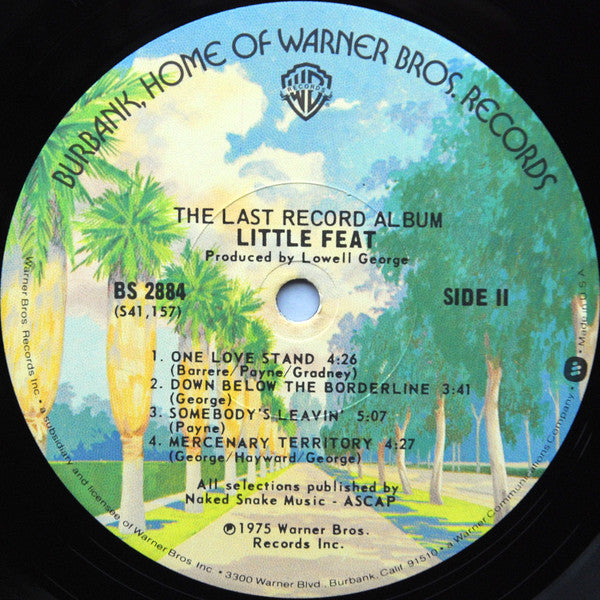 Little Feat : The Last Record Album (LP, Album, Los)