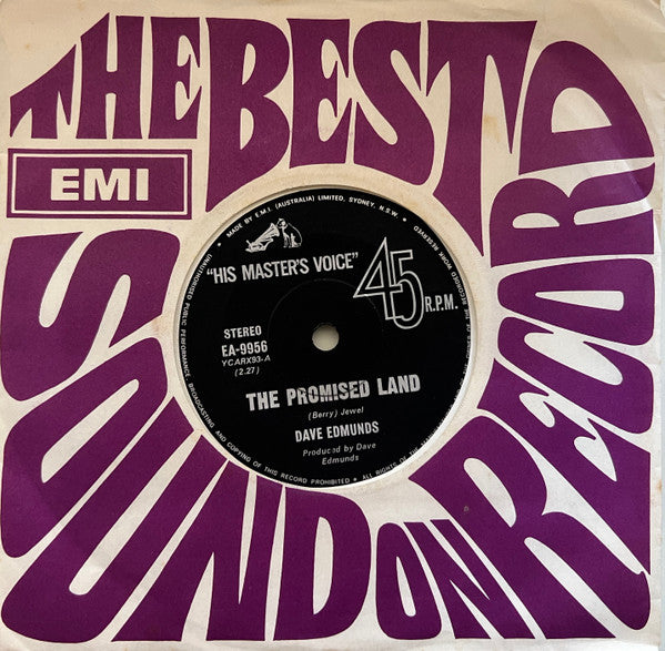 Dave Edmunds : The Promised Land  (7", Single)