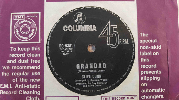 Clive Dunn : Grandad (7&quot;, Single)