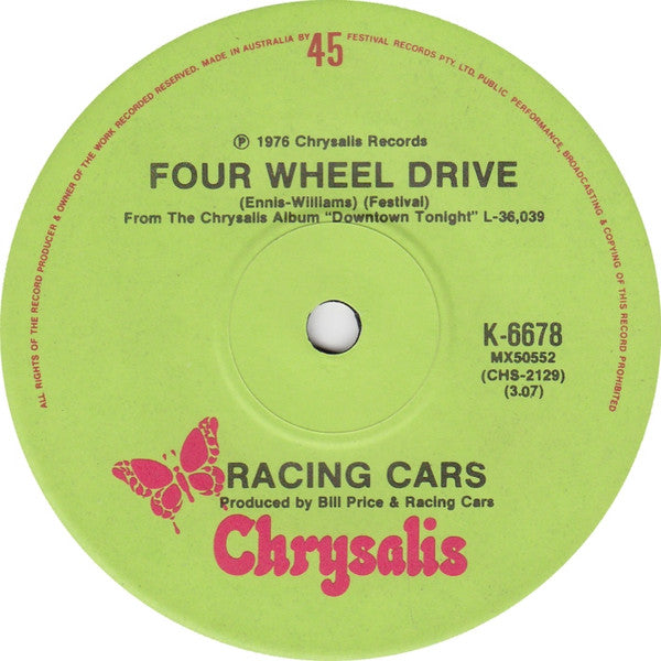 Racing Cars : They Shoot Horses Don't They (7", Single)