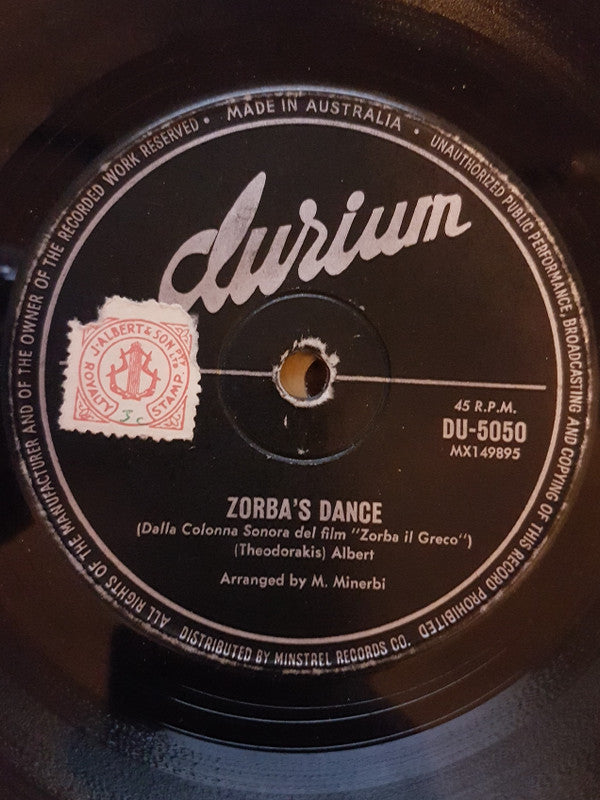 Marcello Minerbi : Zorba's Dance (7", Single)