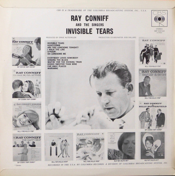 Ray Conniff And The Singers : Invisible Tears (LP, Album)