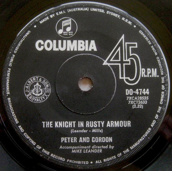 Peter &amp; Gordon : The Knight In Rusty Armour (7&quot;, Single)