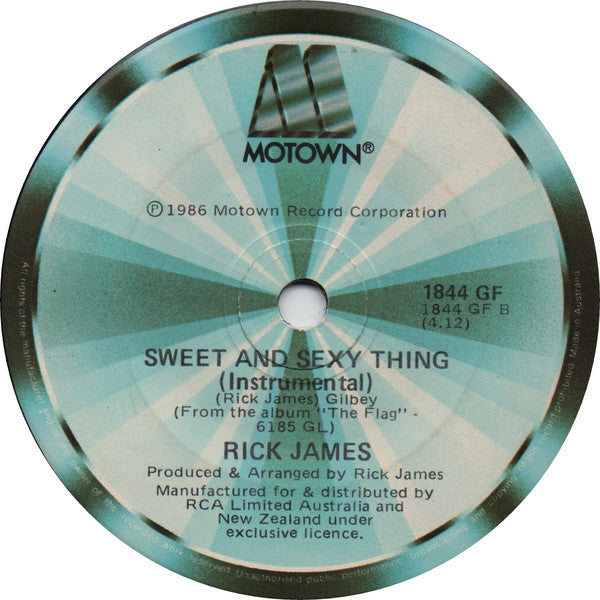 Rick James : Sweet And Sexy Thing (7")