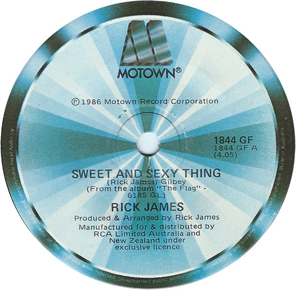 Rick James : Sweet And Sexy Thing (7")