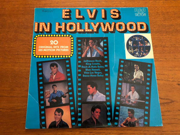 Elvis Presley : Elvis In Hollywood (LP, Comp, Tan)