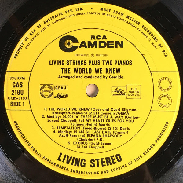 Living Strings : The World We Knew (LP)