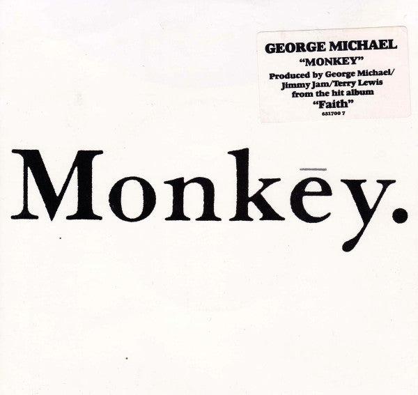 George Michael : Monkey (7&quot;, Single)