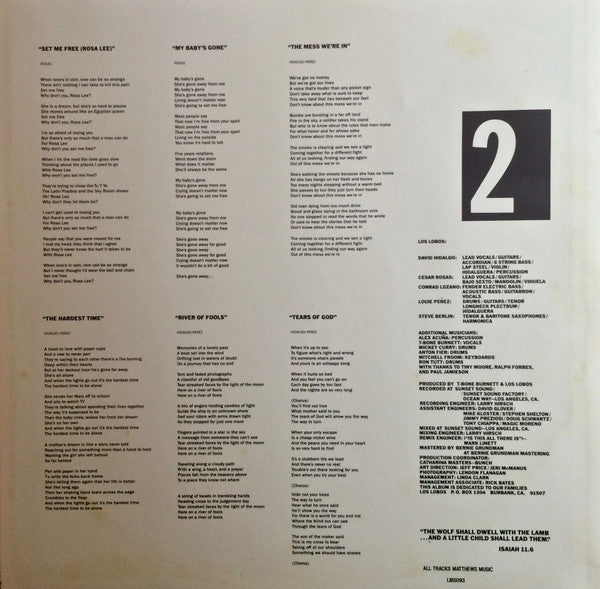 Los Lobos : By The Light Of The Moon (LP, Album)