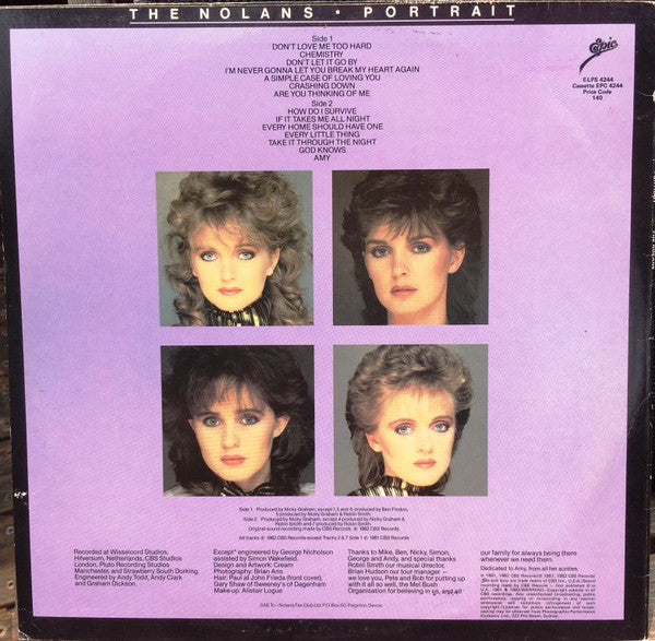 The Nolans : Portrait (LP, Album)